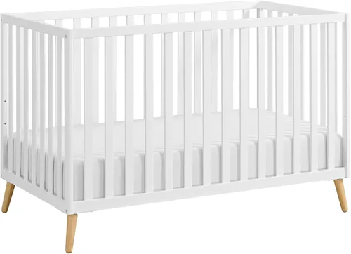 Vista 7 de Oxford Baby Cozy Nest - Cuna convertible isla, color gris paloma/natural