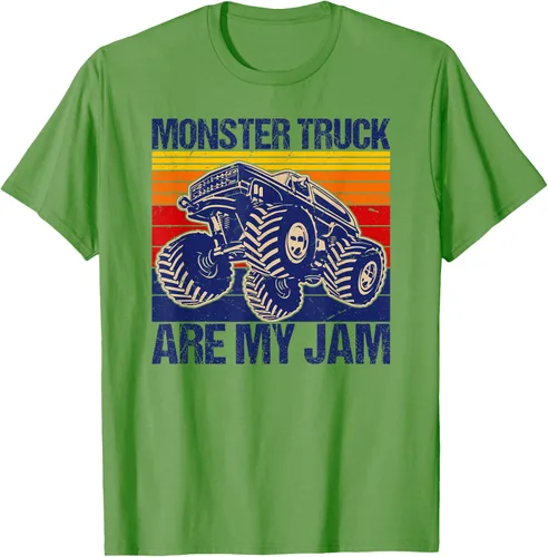 Vista 19 de Monster Truck Are My Jam For Monster Truck Lovers - Camiseta para hombres y niños, Blanco