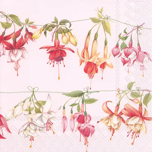 Vista 3 de Celebrate the Home - Servilletas florales de papel de 3 capas, flores, 20