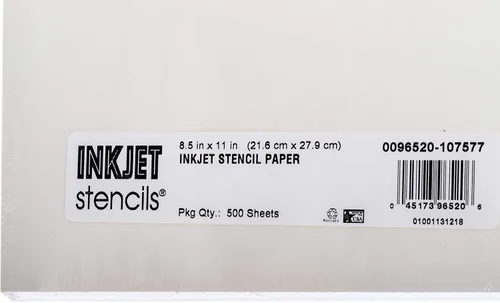 Vista 2 de Papel de calco para plantillas de tinta - Paquete de 500 hojas