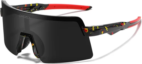 Vista 15 de Dos tamaños para adultos y jóvenes, lentes de sol polarizados para hombres y mujeres, para deportes al aire libre, gafas de béisbol UV400, gafas