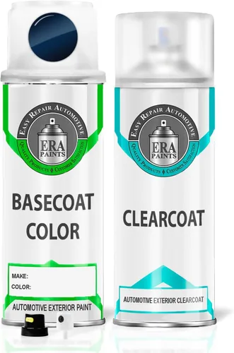 Vista 9 de ERA Paints 8S6 - Pintura de retoque automotriz color azul náutico metálico para TOYOTA Exact Match - Kit esencial de 2 K