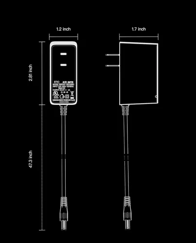 Vista 7 de Adaptador CA/CC de 25.2V compatible con Ninebot de Segway Zing E8 E10 E12 C8 C9 C10 C20 C2 Pro E2 Plus 21.6V batería de litio cargador de fuente