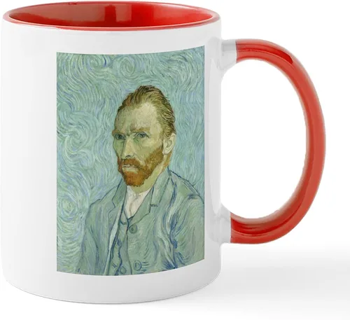 Vista 26 de CafePress Irises By Vincent Van Gogh Taza de café de cerámica de 11 oz (11.0 fl oz)