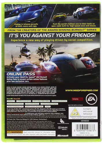 Vista 2 de Need For Speed Hot Pursuit - Classics (Xbox 360)