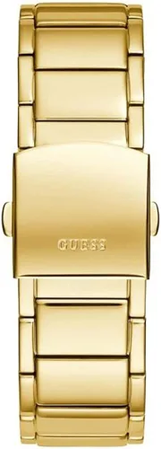 Vista 3 de GUESS Reloj multifunción con esfera expuesta en tono dorado para hombre Oro