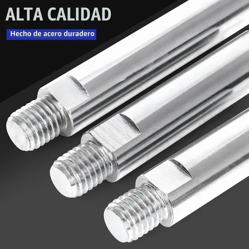 Vista 6 de 12 piezas de kit de accesorios para amoladora angular con tuercas de brida, varilla de conexión de eje extendido para amoladora angular con rosca