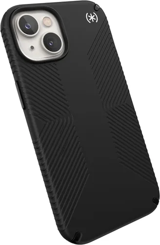 Vista 11 de Speck PRESIDIO2 PRO - Funda para iPhone 17, compatible con MagSafe, funda protectora delgada, color negro/gris pizarra/blanco