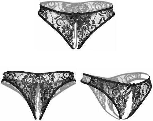 Vista 2 de Jelove Bragas sexy para mujer, paquete de 4