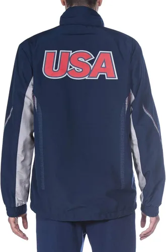 Vista 4 de Arena Standard Official USA Swimming National Team Unisex Zip Warm-up Jacket