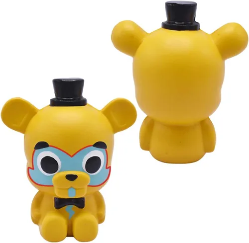 Vista 5 de Five Nights at Freddy's Security Breach Glamrock Freddy Mega SquishMe - Juguete de espuma con aroma a fresa de 6 ″