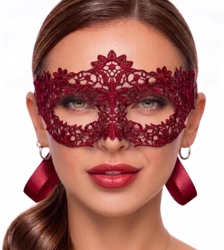 Vista 85 de Masquerade Mask For Women Lace Masquerade Mask for Masquerade Party, Proms, Venetian Party, Mardi Gras, Halloween & Cosplay Ana Bg Pluma de Pavo Real