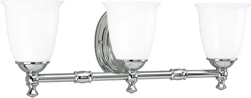 Vista 14 de Progress Lighting P3027-15 Victorian Bath & Vanity, 5-5/8 pulgadas de ancho x 8-1/2 pulgadas de alto, cromo