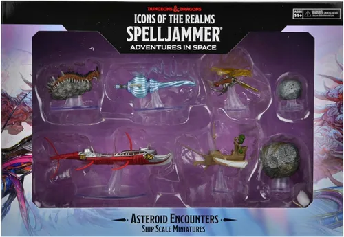 Vista 2 de WizKids Iconos D&D de los reinos: escala de barcos - Encuentros con asteroides