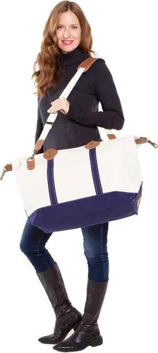 Vista 9 de CB STATION Bolsa de fin de semana para mujer bolsa de viaje moderna y funcional con correa de hombro desmontable, perfecta para viajes nocturnos