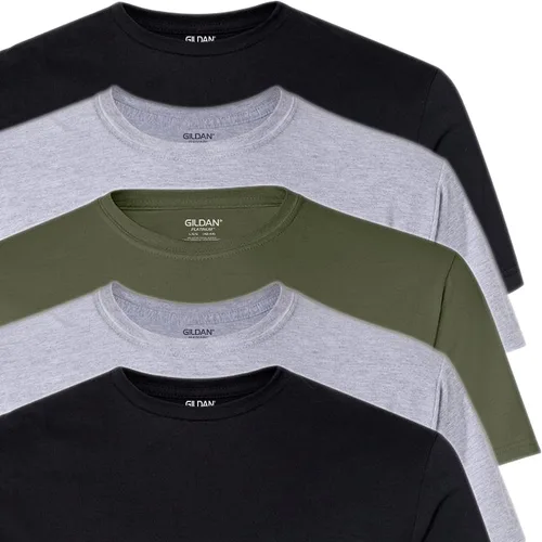 Vista 2 de Gildan Men's Crew T-Shirts, Multipack, Style G1100