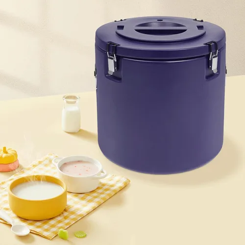 Vista 23 de DYNAMI Contenedor de comida aislado 3.8Gal/15.2Qt, contenedor de transporte Azul