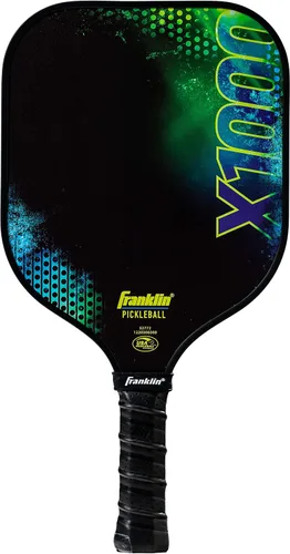 Vista 9 de Franklin Sports Paleta de pickleball – X-1000 con núcleo de polipropileno – Pala de pickleball oficial aprobada por Estados Unidos (USAPA) – Raqueta