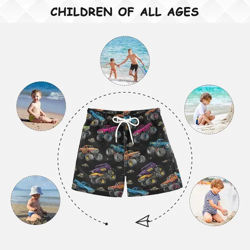 Vista 5 de Traje de baño de verano para niños con diseño de policía Cars 2T