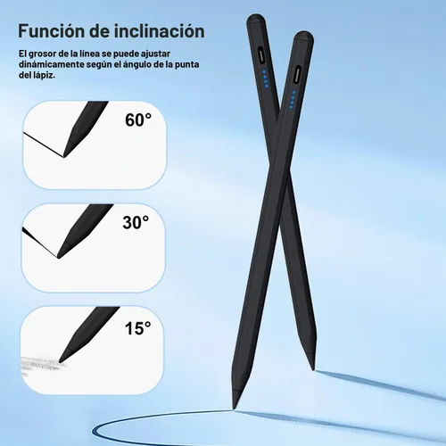 Vista 6 de Lápiz capacitivo para iPad 9ª y 10ª - Lápiz de carga Type-C para iPad con rechazo de palma, lápiz activo compatible con (2018-2025) Apple iPad