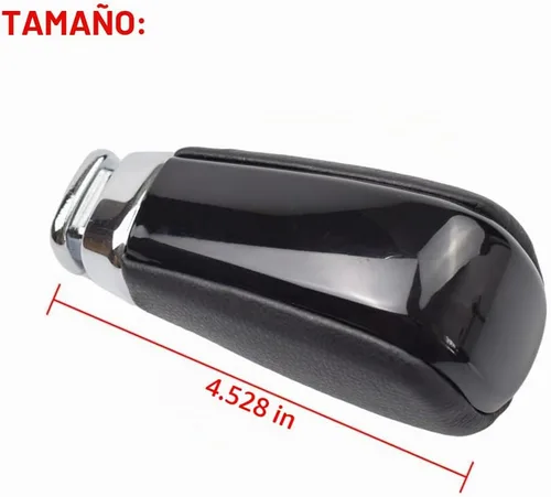 Vista 5 de para Toyota Prado FJ 150 Cruiser 2010 2011 2012 2013 2014 2015 2016 2017 de cuero transmisión automática perilla de cambio (negro)