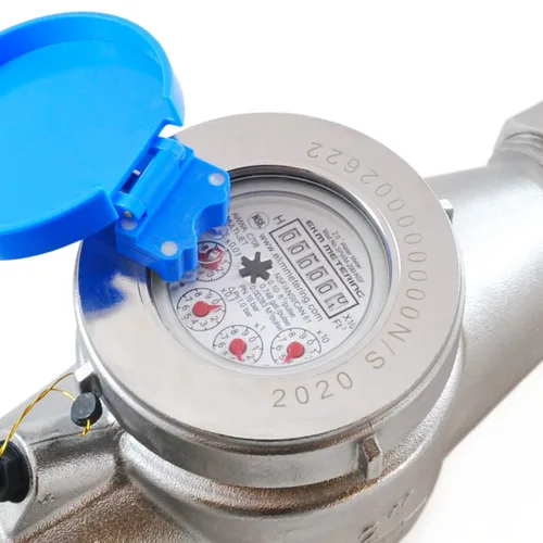 Vista 2 de Medidor de agua de 2.0" - Acero inoxidable, salida de pulsos, NSF 61, NTEP