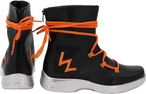 Vista 2 de Viper - Botas altas negras para mujer, disfraz de Halloween y cosplay