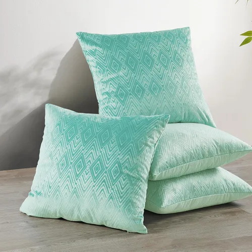 Vista 16 de Home Soft Things Ikat - Fundas de almohada de terciopelo de 2 piezas, 14 x 26 pulgadas, aguacate, funda de almohada decorativa lumbar sólida