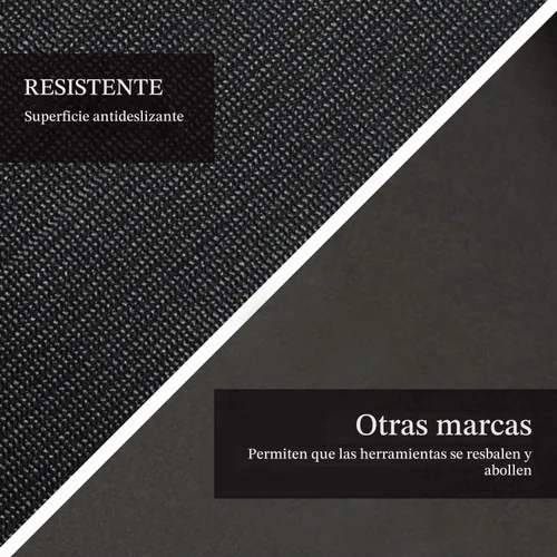 Vista 2 de B&C Home Goods Forro antideslizante para caja de herramientas, ajustable, protege herramientas, 16" x 16 pies