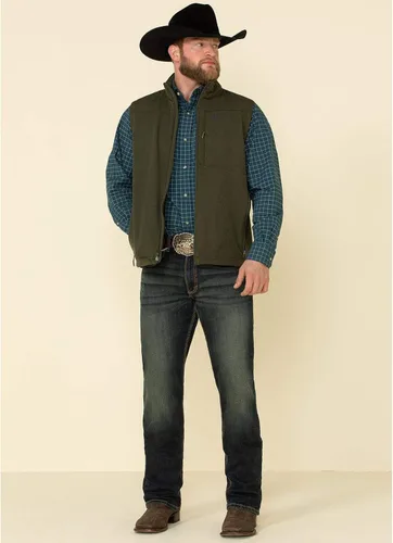 Vista 3 de ARIAT Chaleco de Softshell Vernon 20 para hombre color verde talla S Verde