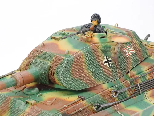 Vista 4 de Tamiya Models Rey Tigre (Torreta Porsche)