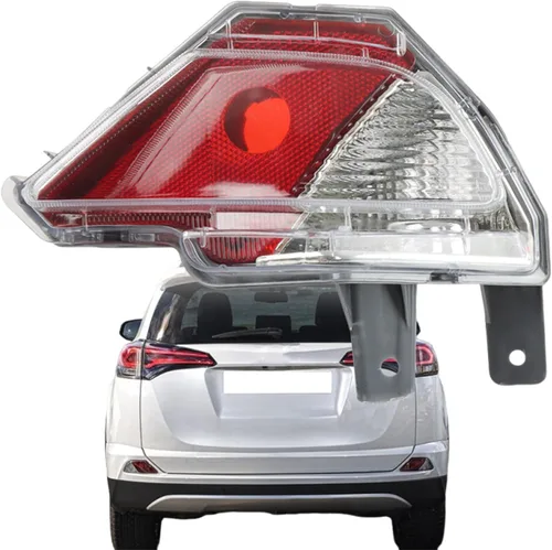 Vista 9 de Silscvtt Reemplazo del conjunto del reflector trasero de la luz trasera del parachoques para Rav4 2016-2018 lado del conductor y del pasajero