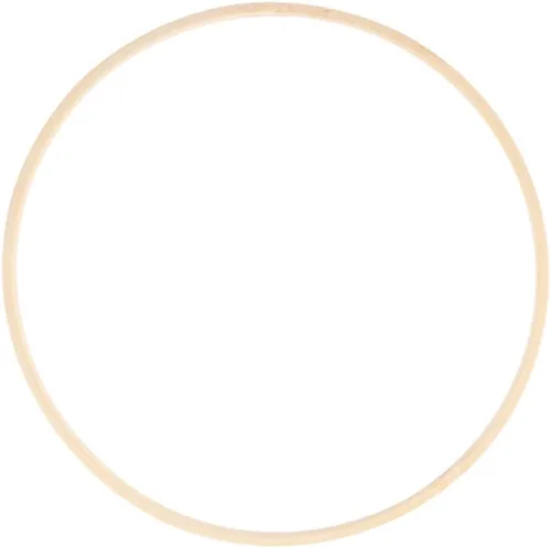Vista 11 de EXCEART Anillo de macramé de 4.72 pulgadas, material de decoración, aro de madera para atrapasueños, manualidades, marco de corona para fiestas