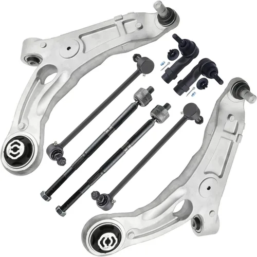Vista 356 de Detroit Axle - Kit de brazos de control de extremo de 8 piezas para Toyota 2001-2003 Highlander 2002-2003 Camry Lexus ES300, 2 conjuntos de brazos