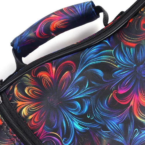 Vista 5 de CloudMusic Estuche para Ukulele Bolsa de Concierto Mochila Acolchada Para Concierto de 23 Pulgadas (Concierto, Fantasía Floral) Padded, Backpack