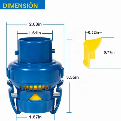 Vista 6 de Válvula reguladora de flujo FRV100 para limpiadores Zodiac MX6 MX8 MX6