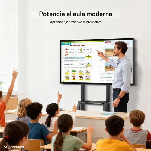 Vista 7 de Placa inteligente de 49 pulgadas, 8 núcleos 8K Android 12, chip RK3588, 8GB+64GB, duplicación inalámbrica Eshare con control de teléfono