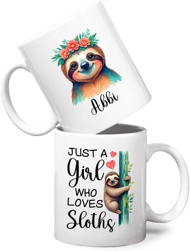 Vista 12 de Taza personalizada con texto en inglés "Just A Girl Who Loves Chick", tazas de cerámica con nombre personalizado para amantes del pollo, regalos