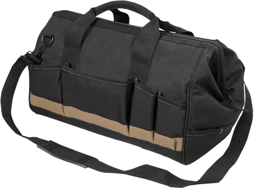 Vista 2 de CLC Custom Leathercraft 1163 - Bolsa de mano Megamouth de 18 pulgadas, 25 bolsillos