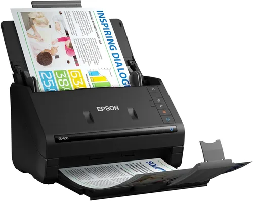 Vista 9 de Epson Workforce ES-400 Color Duplex Document Scanner para PC y Mac, alimentador automático de documentos (ADF)