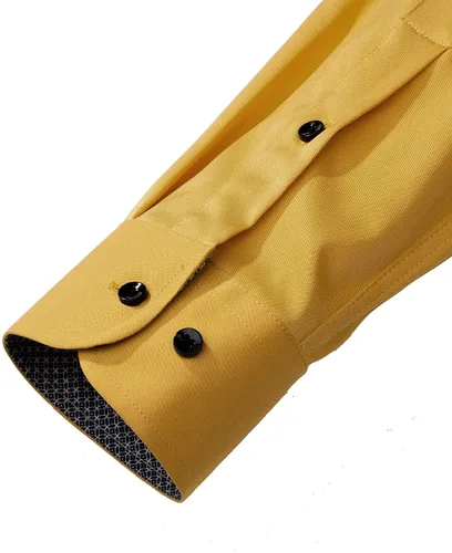 Vista 6 de JVer - Camisa de vestir para hombre informal manga larga no se arruga ajuste regular elástica con botones