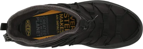 Vista 5 de KEEN Botas Chukka impermeables de invierno Uneek SNK para hombre, Negro (triple black)Negro