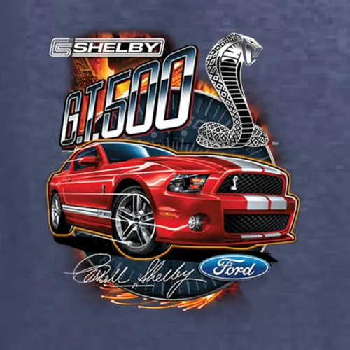 Vista 44 de Wild Bobby Shelby GT500 Cobra - Sudadera con capucha con diseño oficial de Ford Motors Cars and Trucks