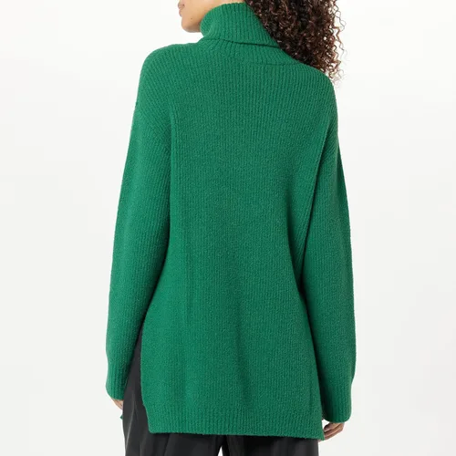 Vista 2 de The Drop Suéter de cuello alto con hombros caídos súper suave Grayson para mujer