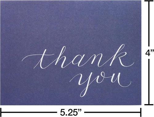 Vista 4 de American Greetings - Tarjetas de agradecimiento con sobres, multicolor Chevron (50 unidades).