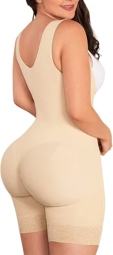 Vista 4 de LadySlim by NuvoFit 206 Fajas moldeadoras para mujer con control de abdomen Fajas colombianas reductoras BBL etapa 2 poscirugía moldeadora corporal
