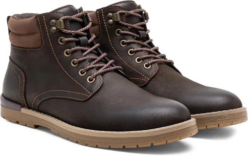 Vista 22 de Vostey - Botas tobilleras con cordones (Chukka), de senderismo, impermeables y estilo informal para hombre