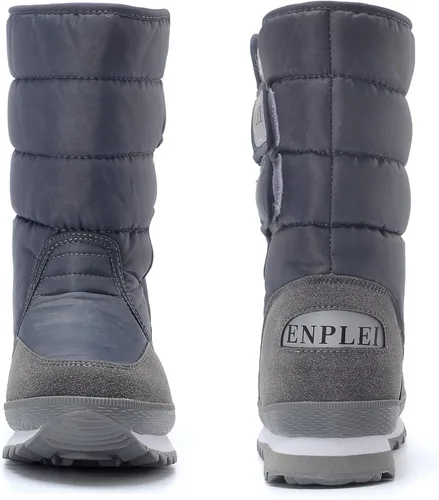 Vista 4 de DADAWEN - Botas de nieve impermeables para mujer