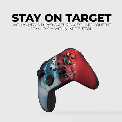 Vista 5 de DreamController Original Xbox Wireless Controller Special Edition Customized Compatible with Xbox One SX, Xbox Series XS & Windows 10 Made with
