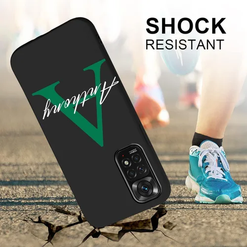 Vista 6 de Funda de teléfono con nombre personalizado para Xiaomi Mi 11T 10 11 Lite, fundas de silicona suave con texto personalizado para Redmi Note 11S 10S